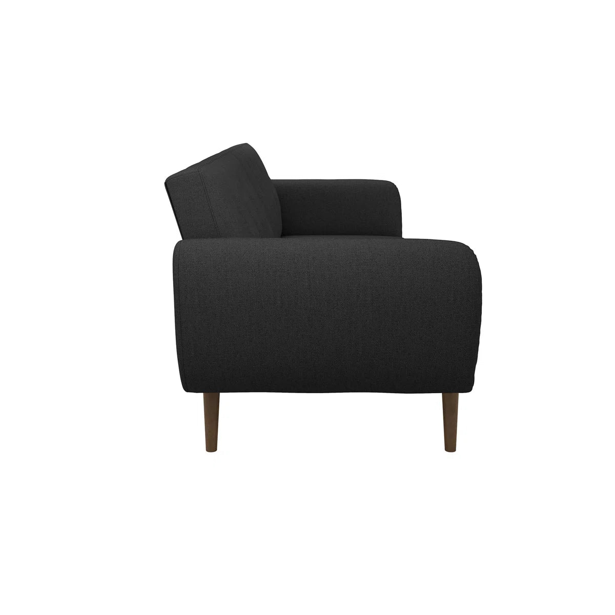 Grange 3 Seater Black Linen Clic Clac Sofa