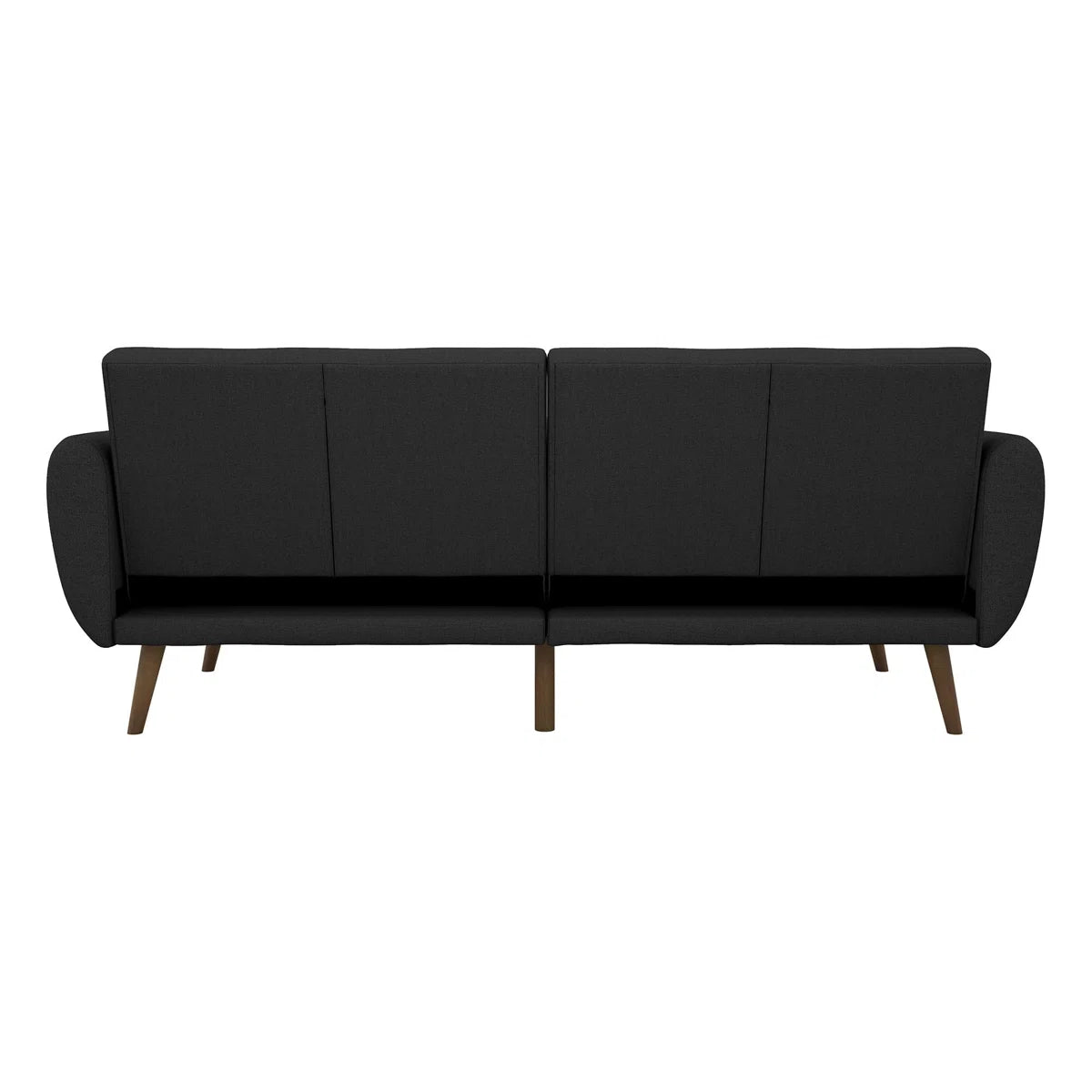 Grange 3 Seater Black Linen Clic Clac Sofa