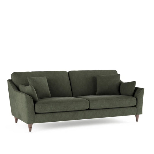 Gerry 3 Seat Sage Green Upholstered Sofa