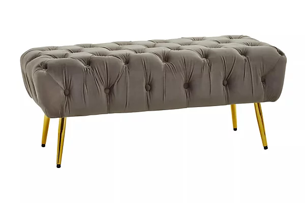 Gina Mink Velvet Footstool