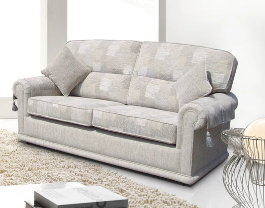 Gretal 2 Seat Grey Upholstered Sofa