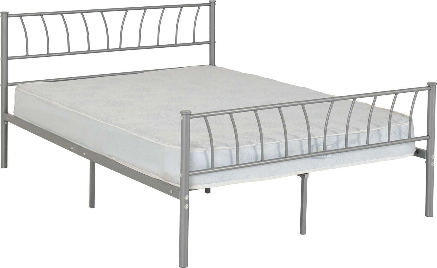 HLW 4ft6 Double Metal Bed