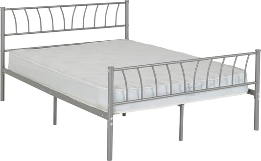 HLW 4ft6 Double Metal Bed