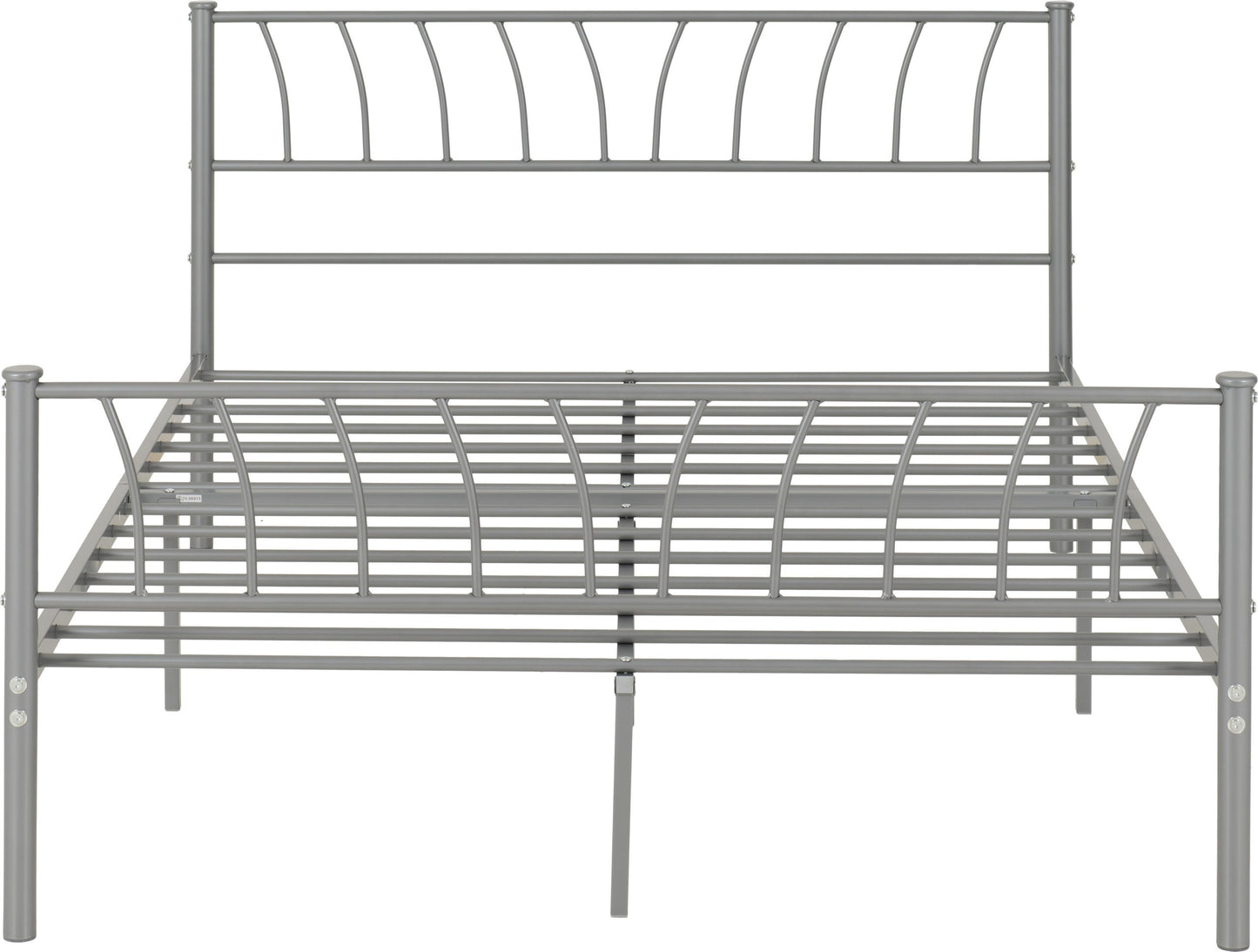 HLW 4ft6" Double Metal Bed