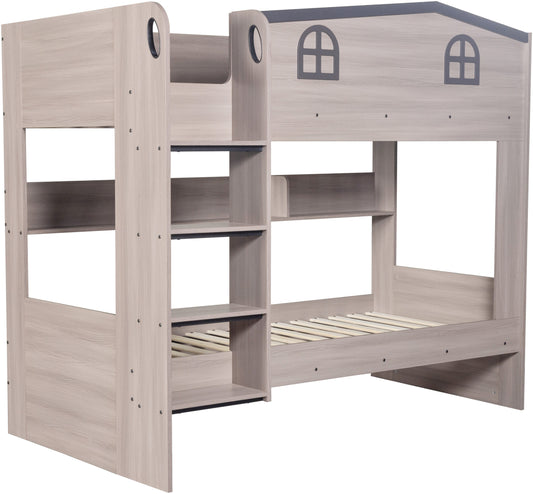 HEC 3ft Single Ash Grey Bunk Bed
