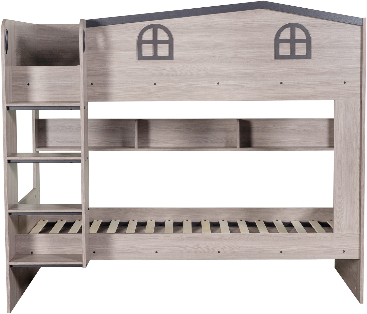 HEC 3ft Single Ash Grey Bunk Bed