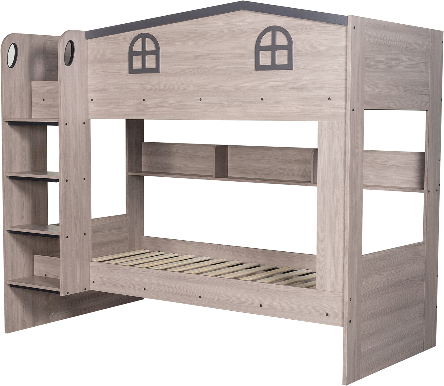 HEC 3ft Single Ash Grey Bunk Bed