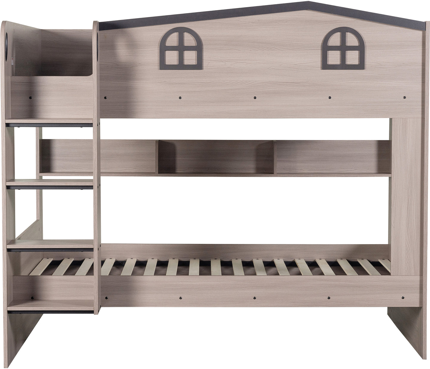 HEC 4ft Small Double Ash Grey Bunk Bed
