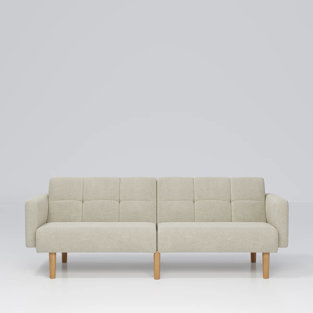 Benson 3 Seater Cream Velvet Clic Clac Sofa Bed