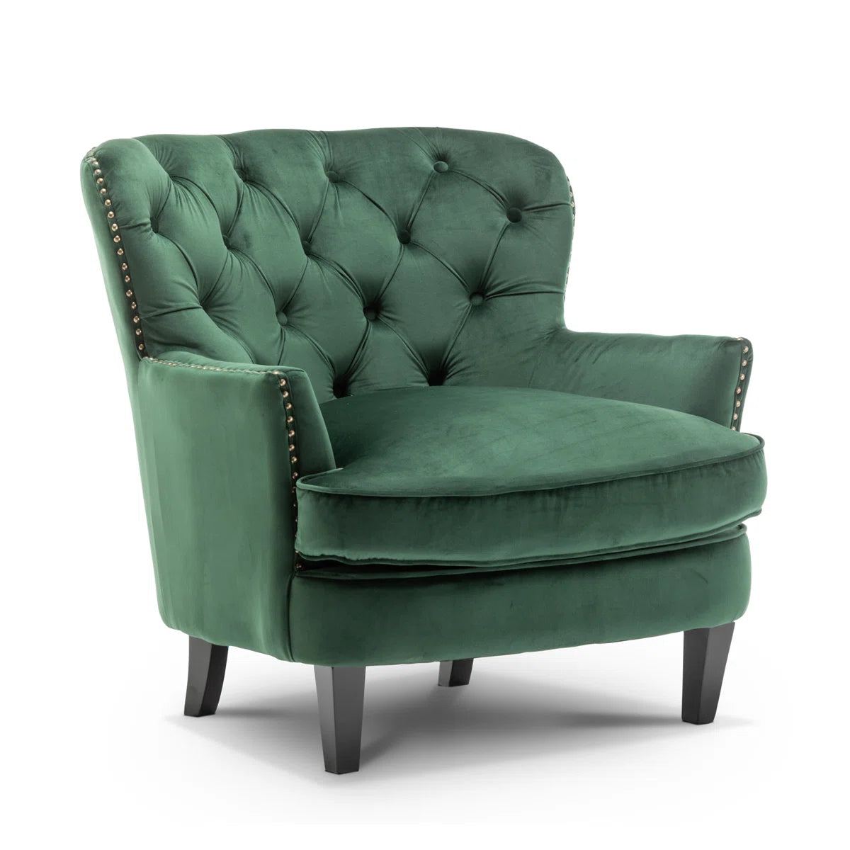 Armitage Green Velvet Armchair