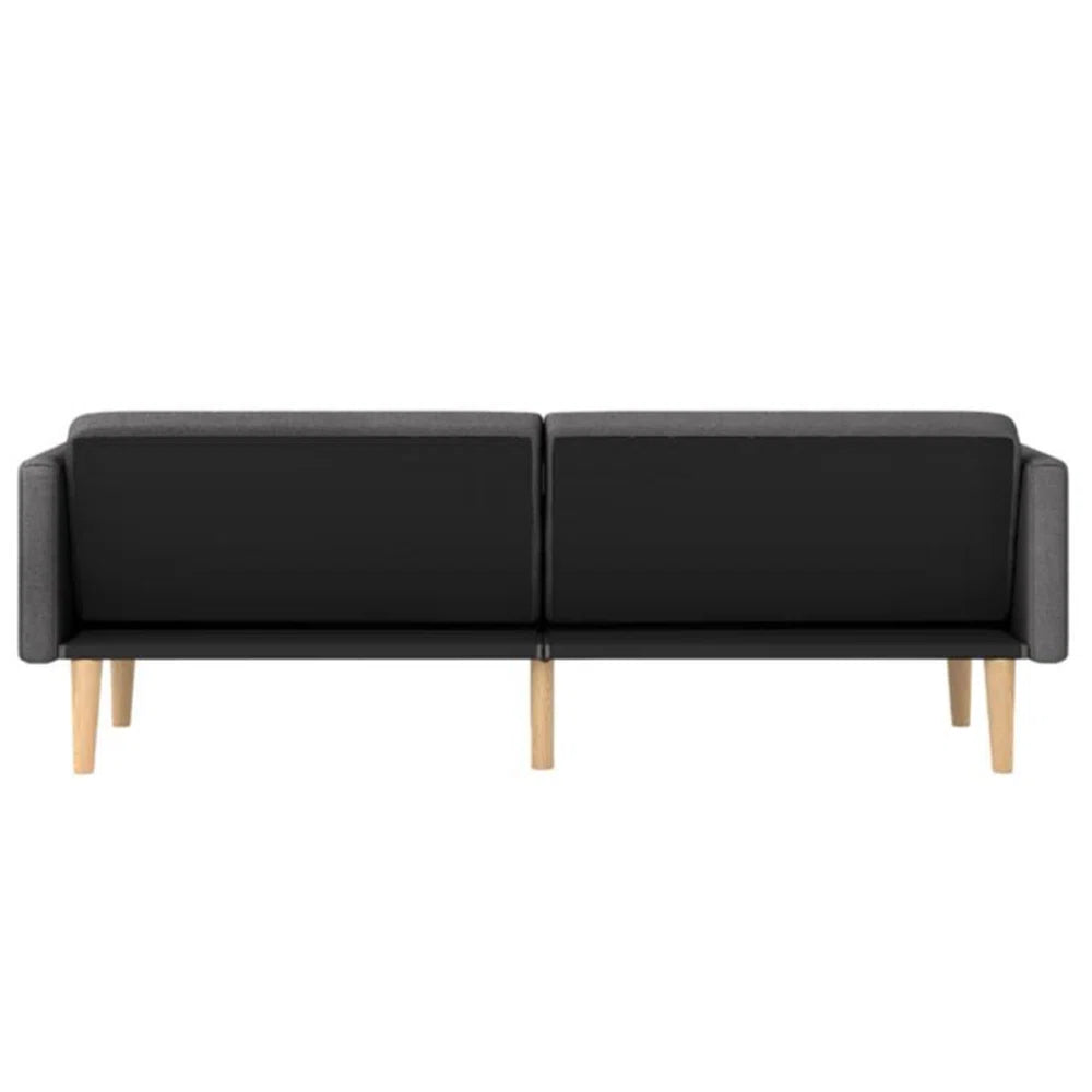 Hortence 3 Seater Grey Velvet Clic Clac Sofa Bed