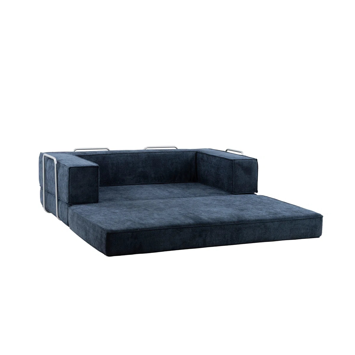 Dougie 2 Seat Blue Upholstered Day Bed