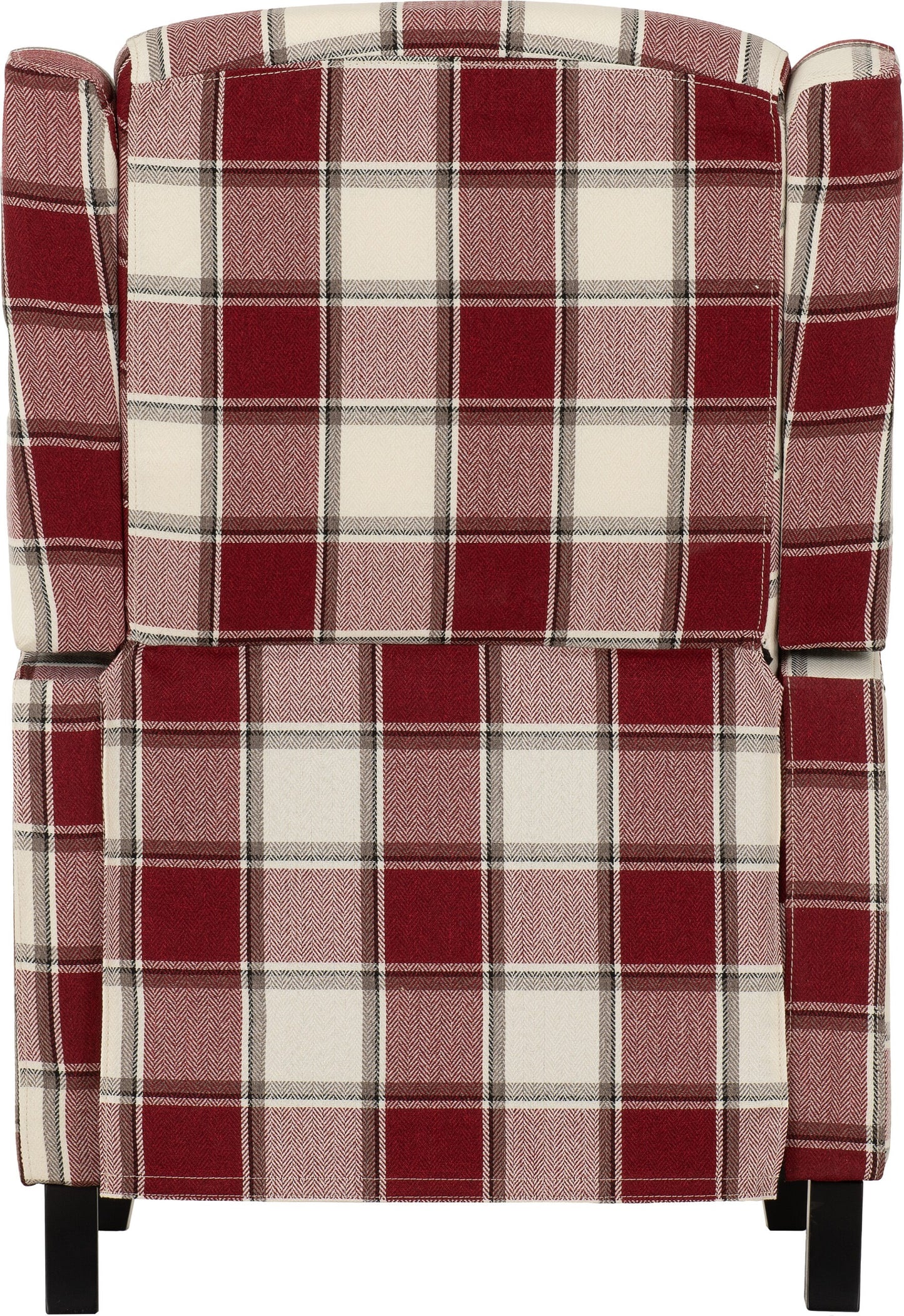 KEN Red Tartan Recliner Chair