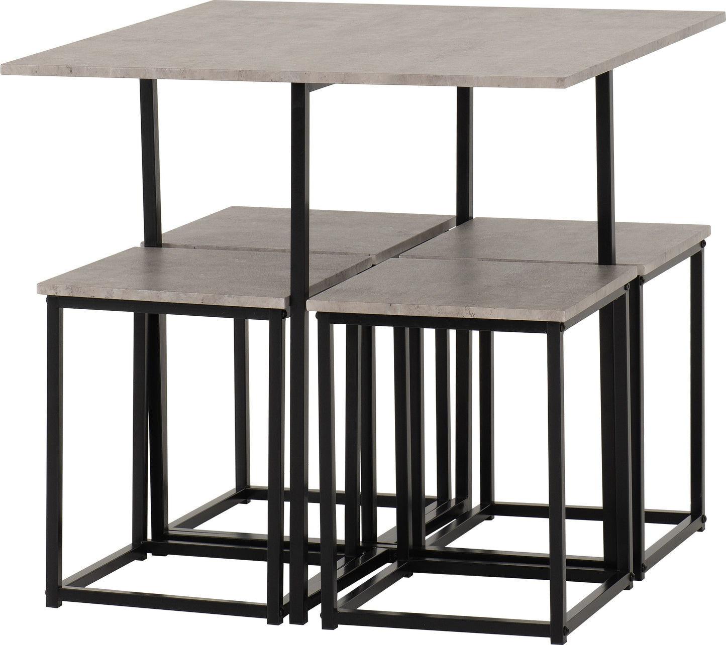 KNT 1+4 Stowaway Dining Set