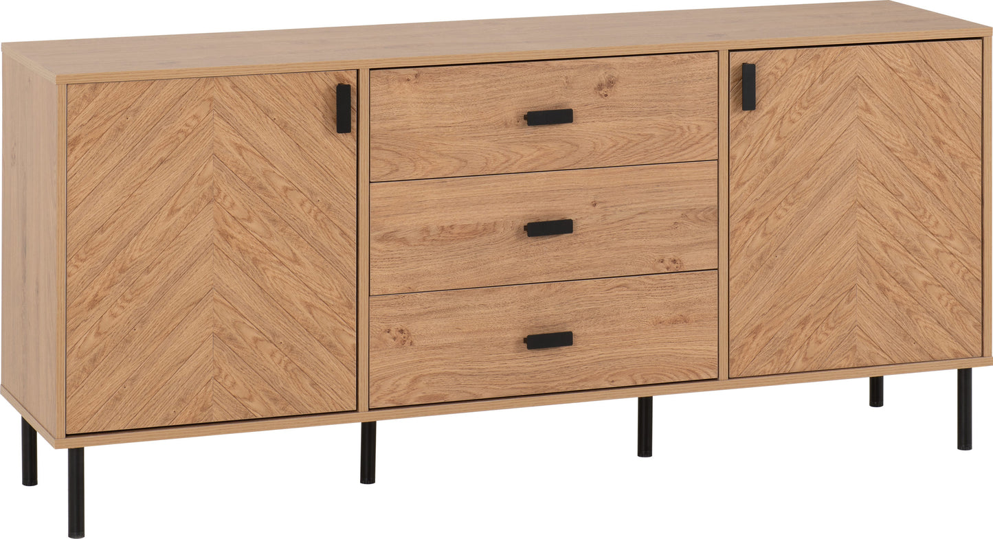LEO 2 Door 3 Drawer Sideboard
