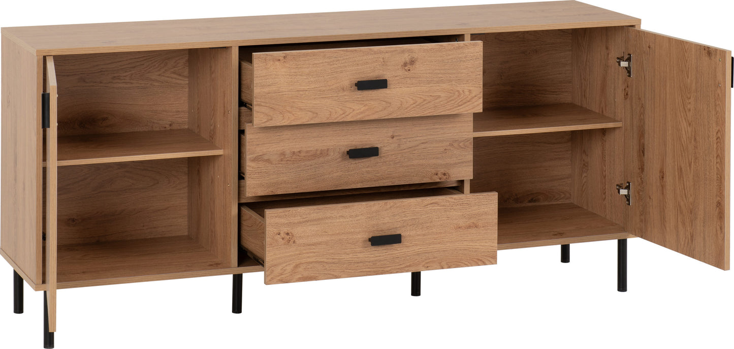 LEO 2 Door 3 Drawer Sideboard