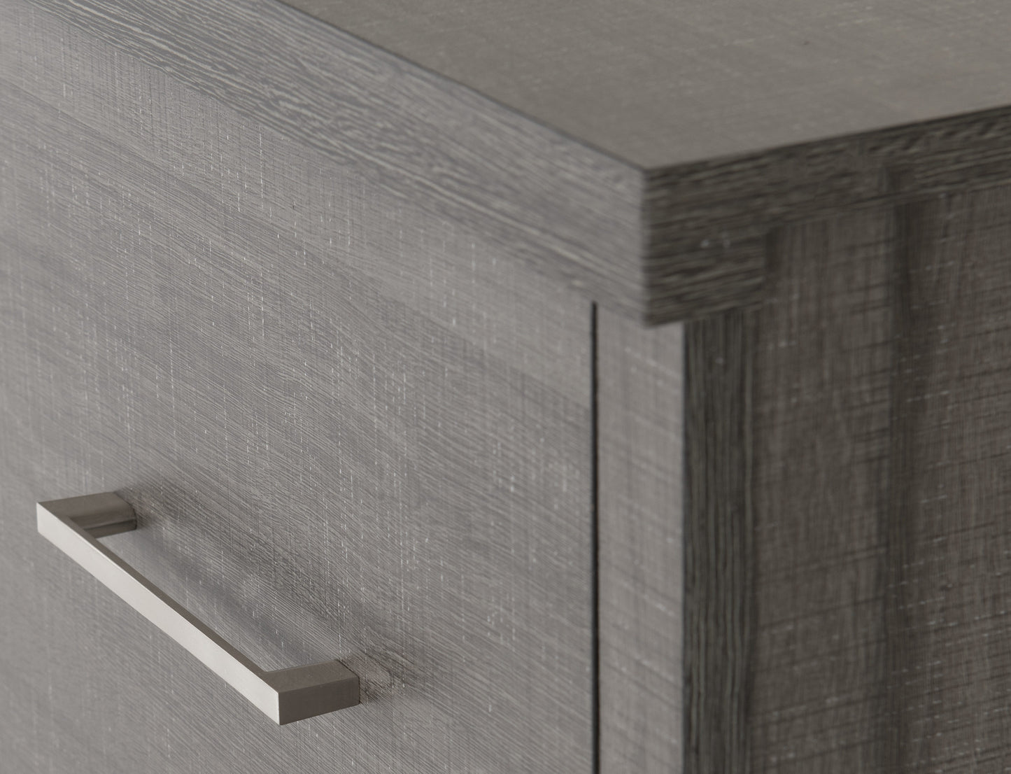 LSB 3+2 Drawer Chest - Black Wood Grain