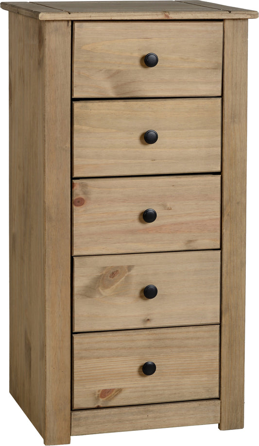 PAN 5 Drawer Narrow Chest