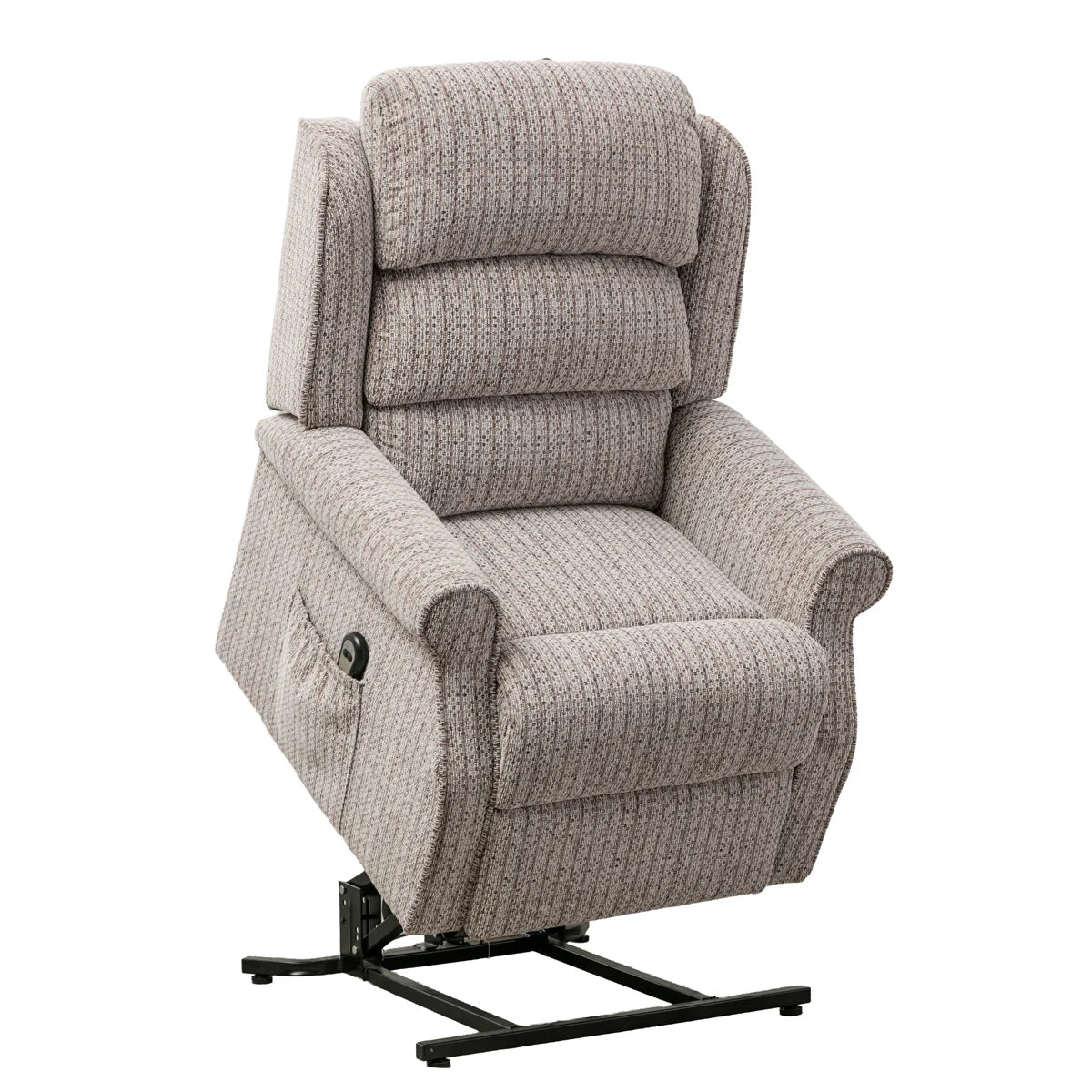 Elaine Oatmeal Upholstered Lift Assist Electric Recliner