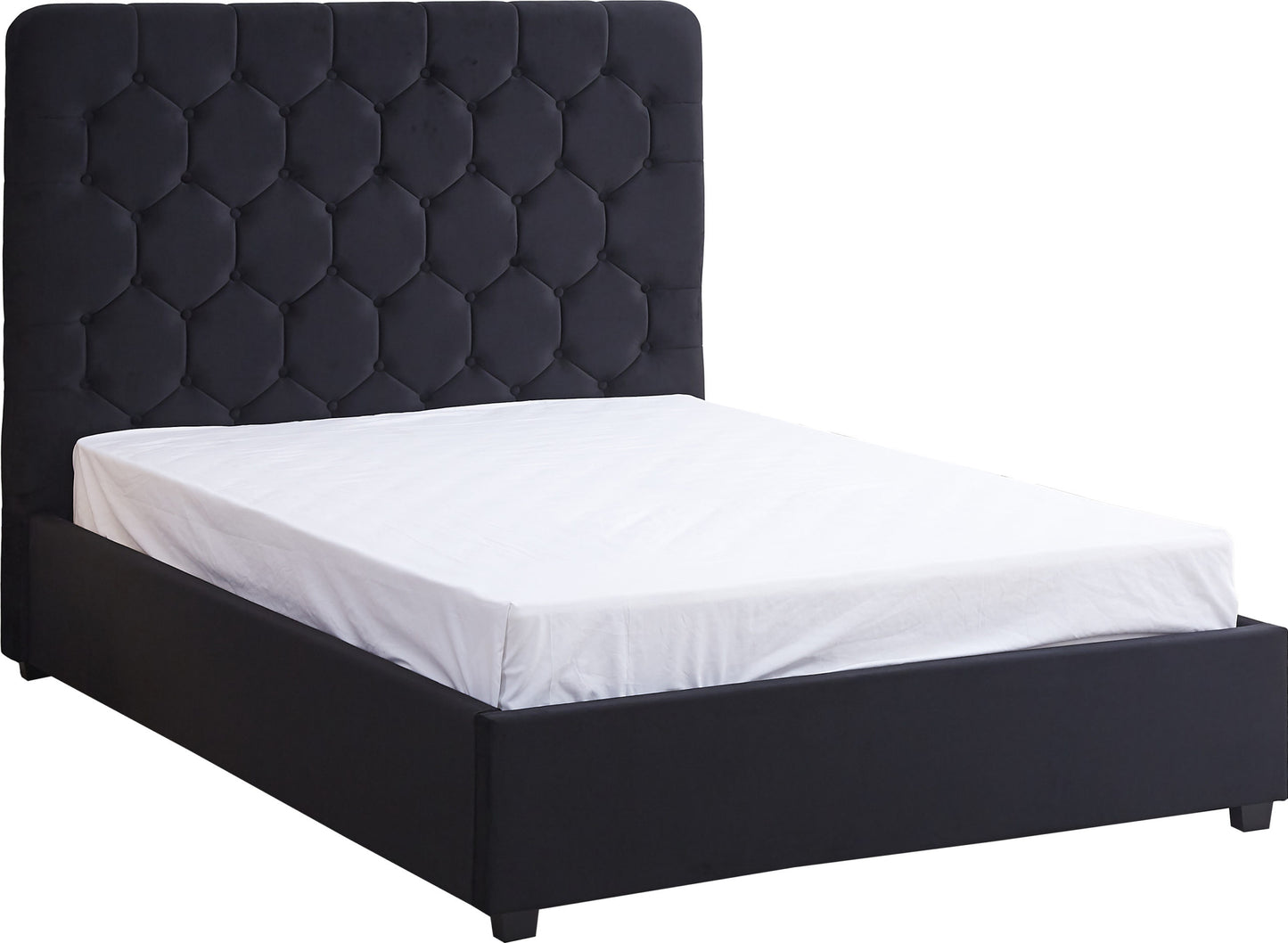 MAD 5” Kingsize Velvet Bedstead