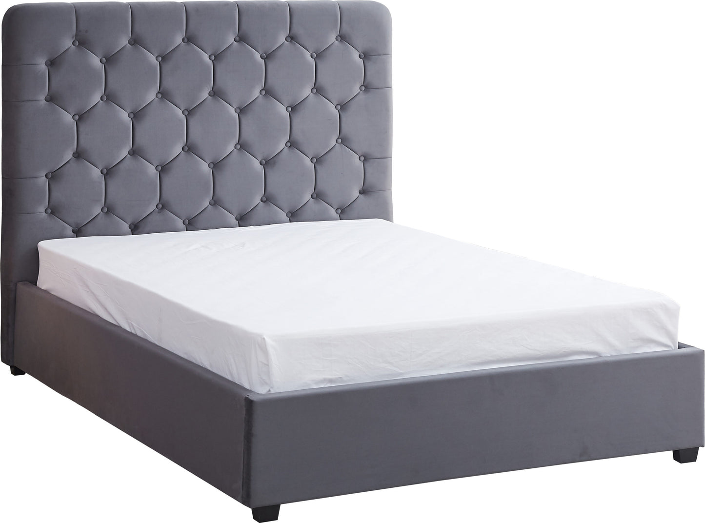 MAD 5” Kingsize Velvet Bedstead