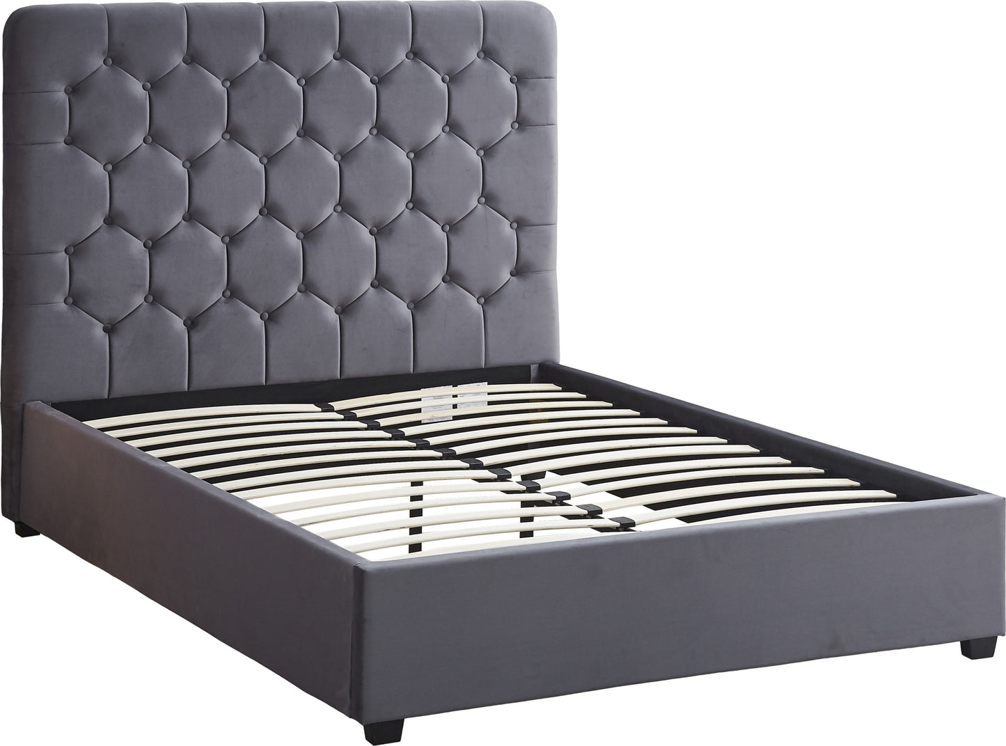 MAD 5” Kingsize Velvet Bedstead