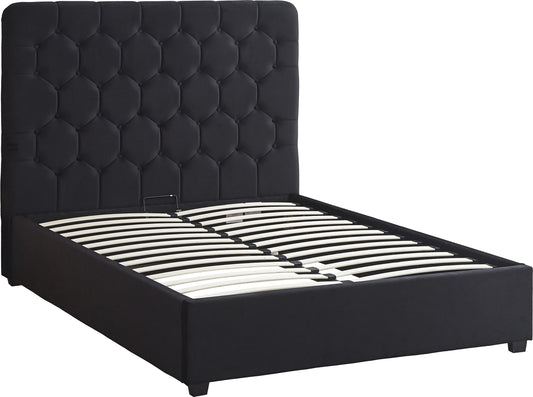 MAD 4ft6 Double Velvet Bedstead