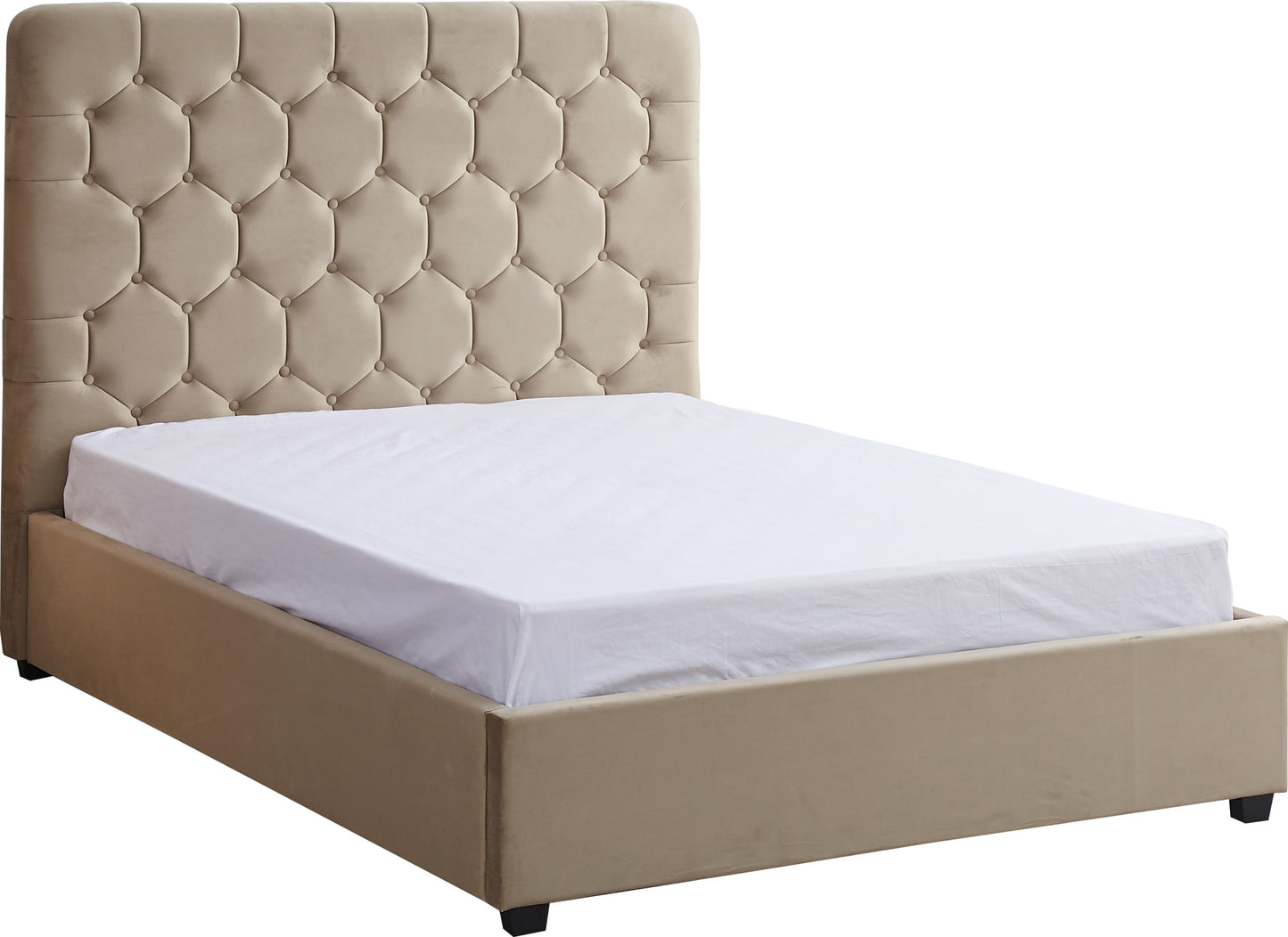 MAD 4ft6 Double Velvet Ottoman Bedstead