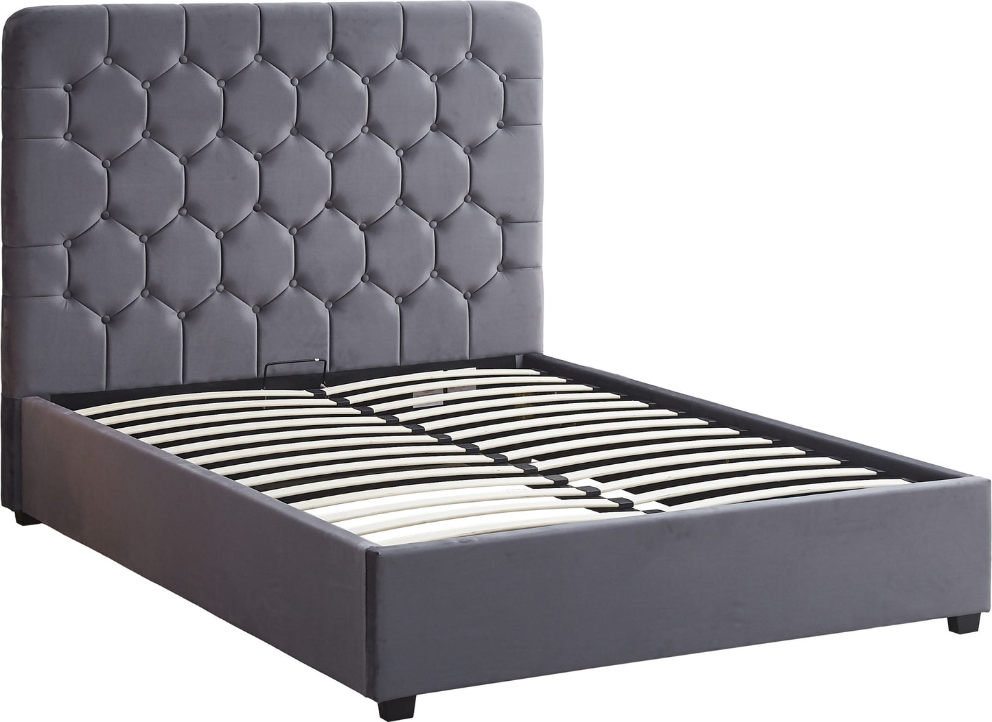 MAD 5" Kingsize Velvet Ottoman Bedstead