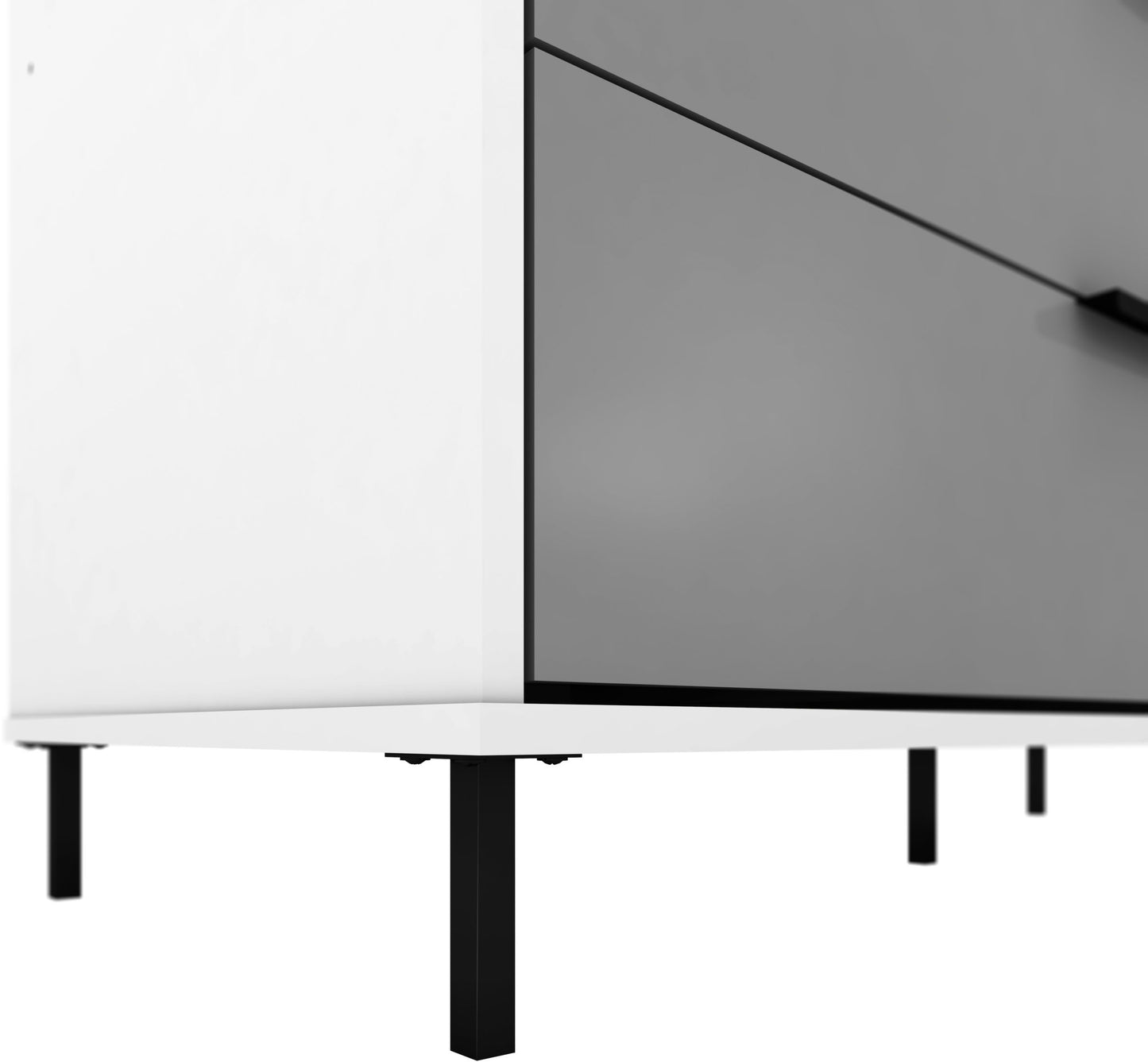 MDD 3 Door 2 Drawer Mirrored Wardrobe