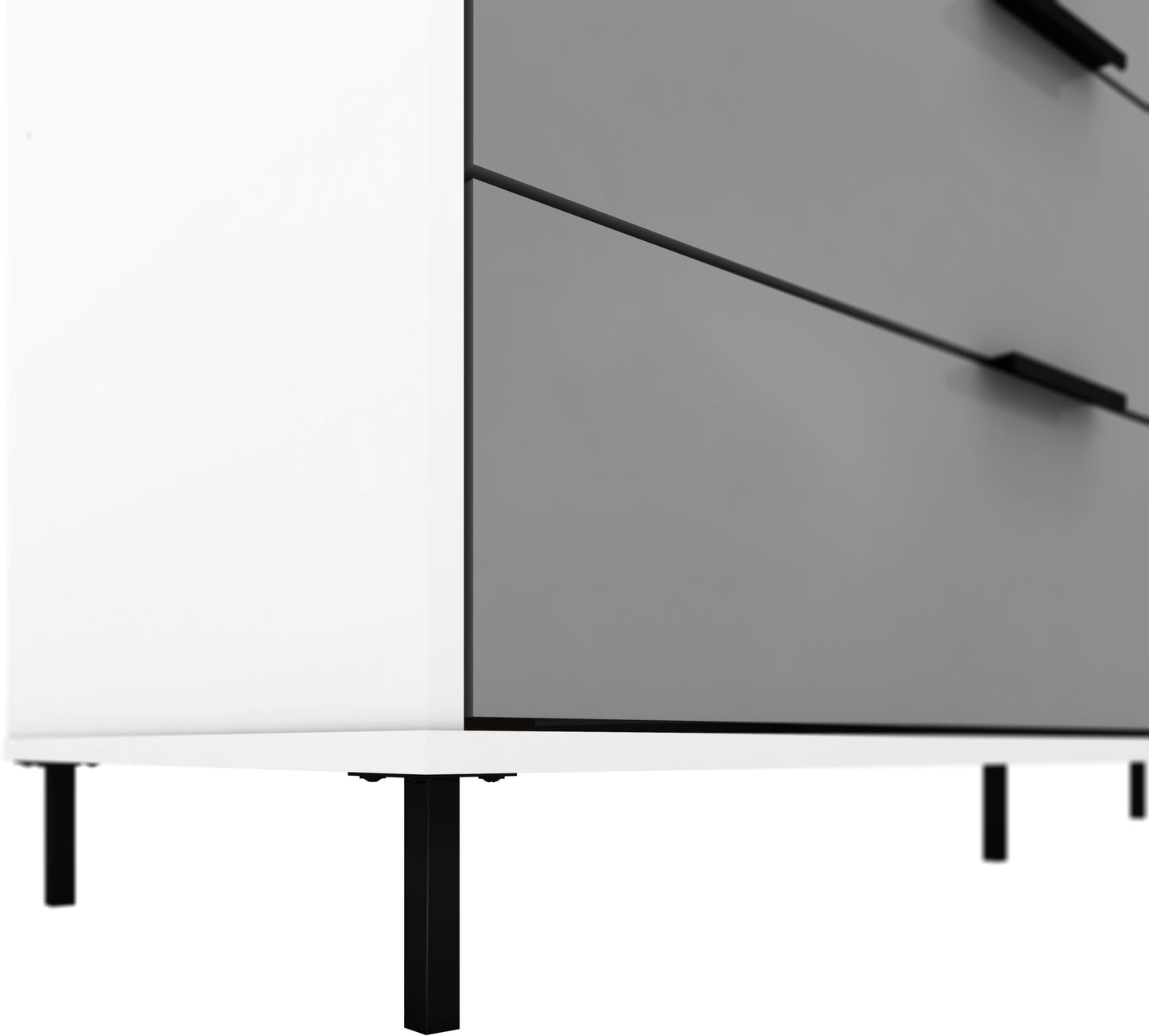 MDD 4 Door 2 Drawer Mirrored Wardrobe