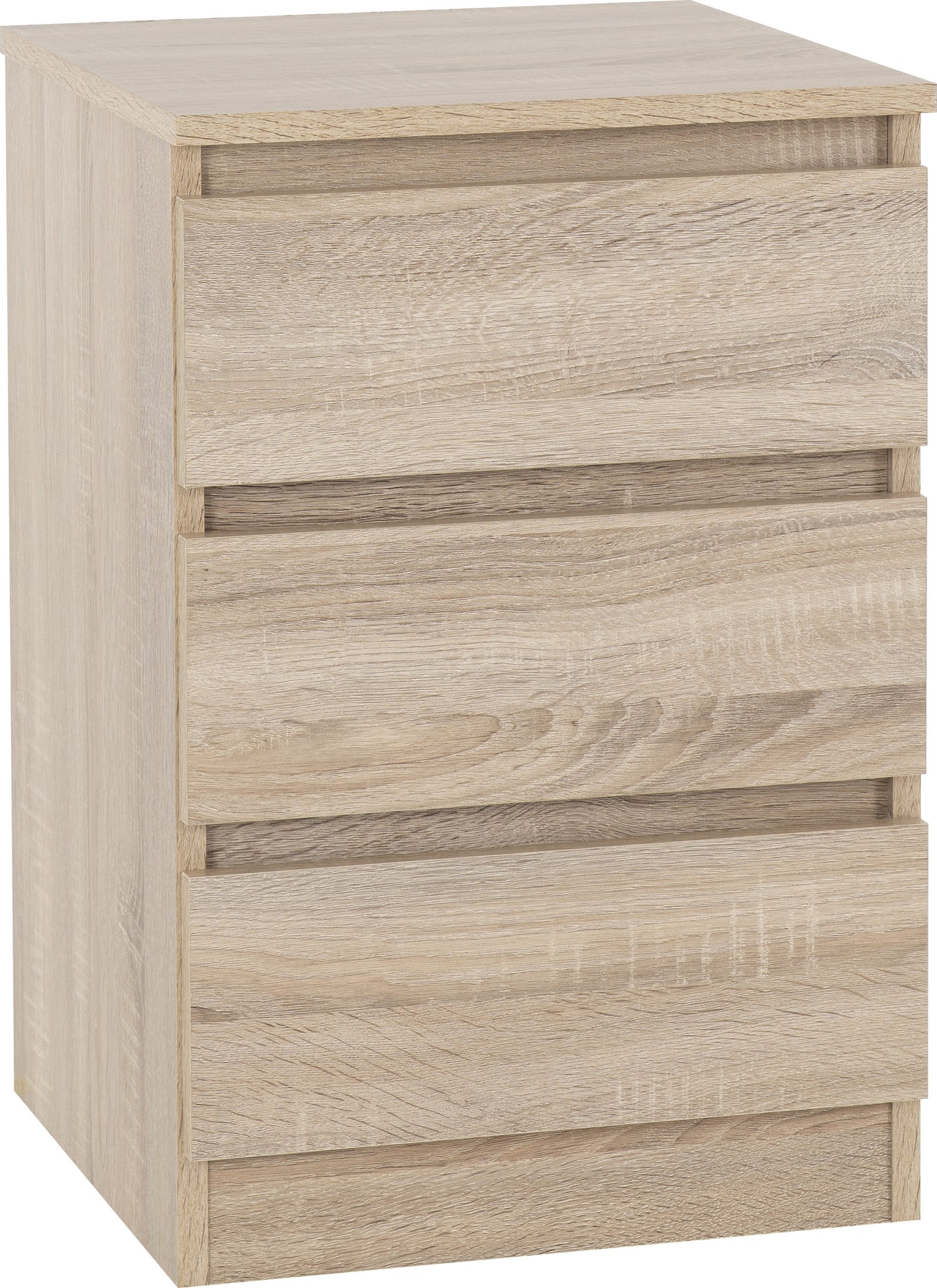 MLV 3 Drawer Bedside