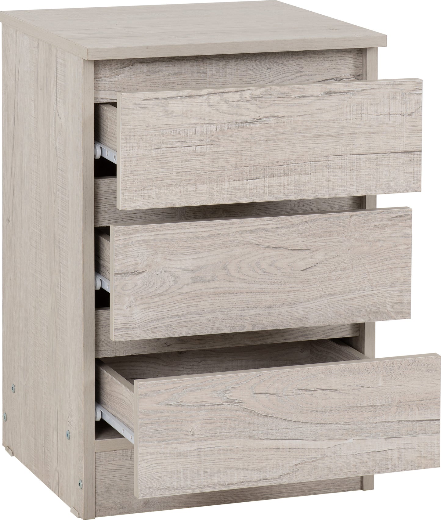 MLV 3 Drawer Bedside