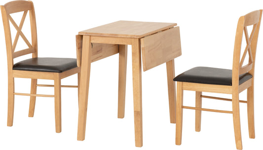 MAS Oak Effect Drop Leaf Dining Set
