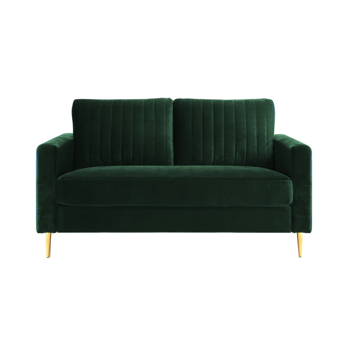 Manitee 2 Seat Bottle Green Velvet Sofa