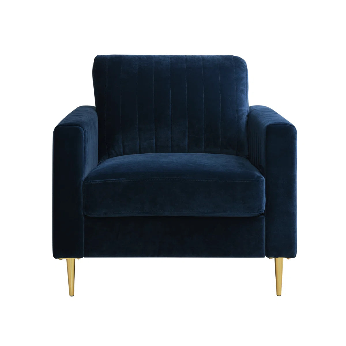 Cotswold Navy Velvet Armchair