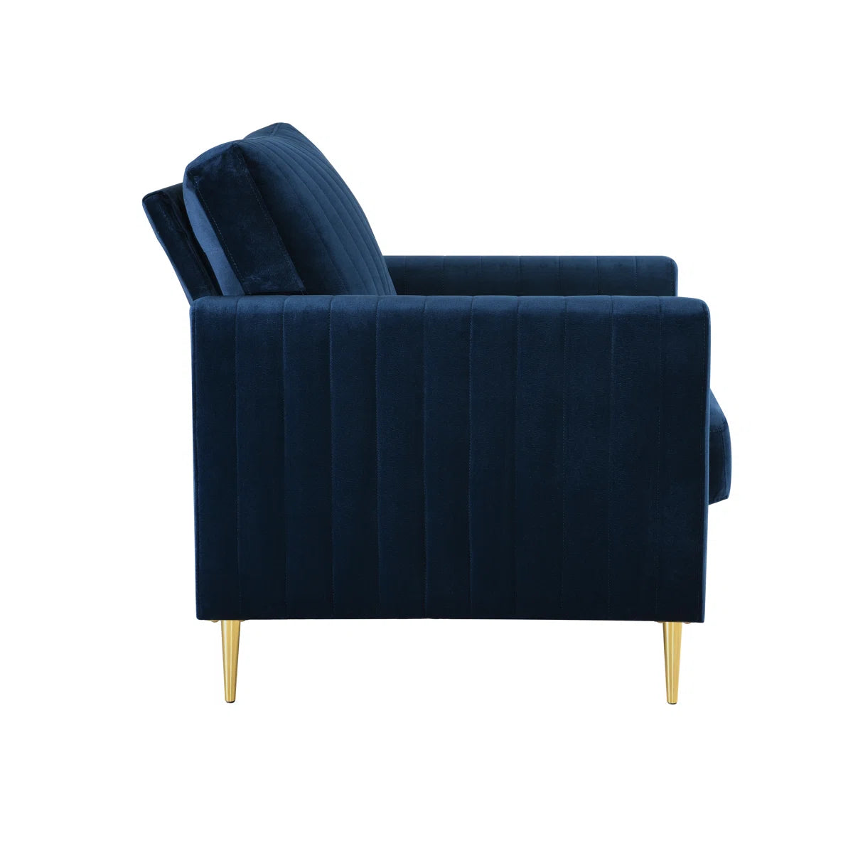 Cotswold Navy Velvet Armchair