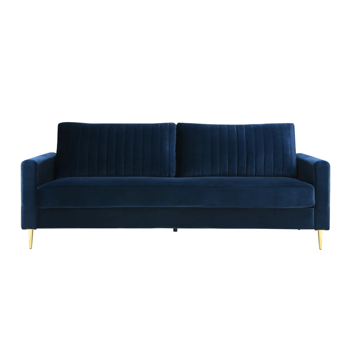 Marie 3 Seat Navy Velvet Sofa