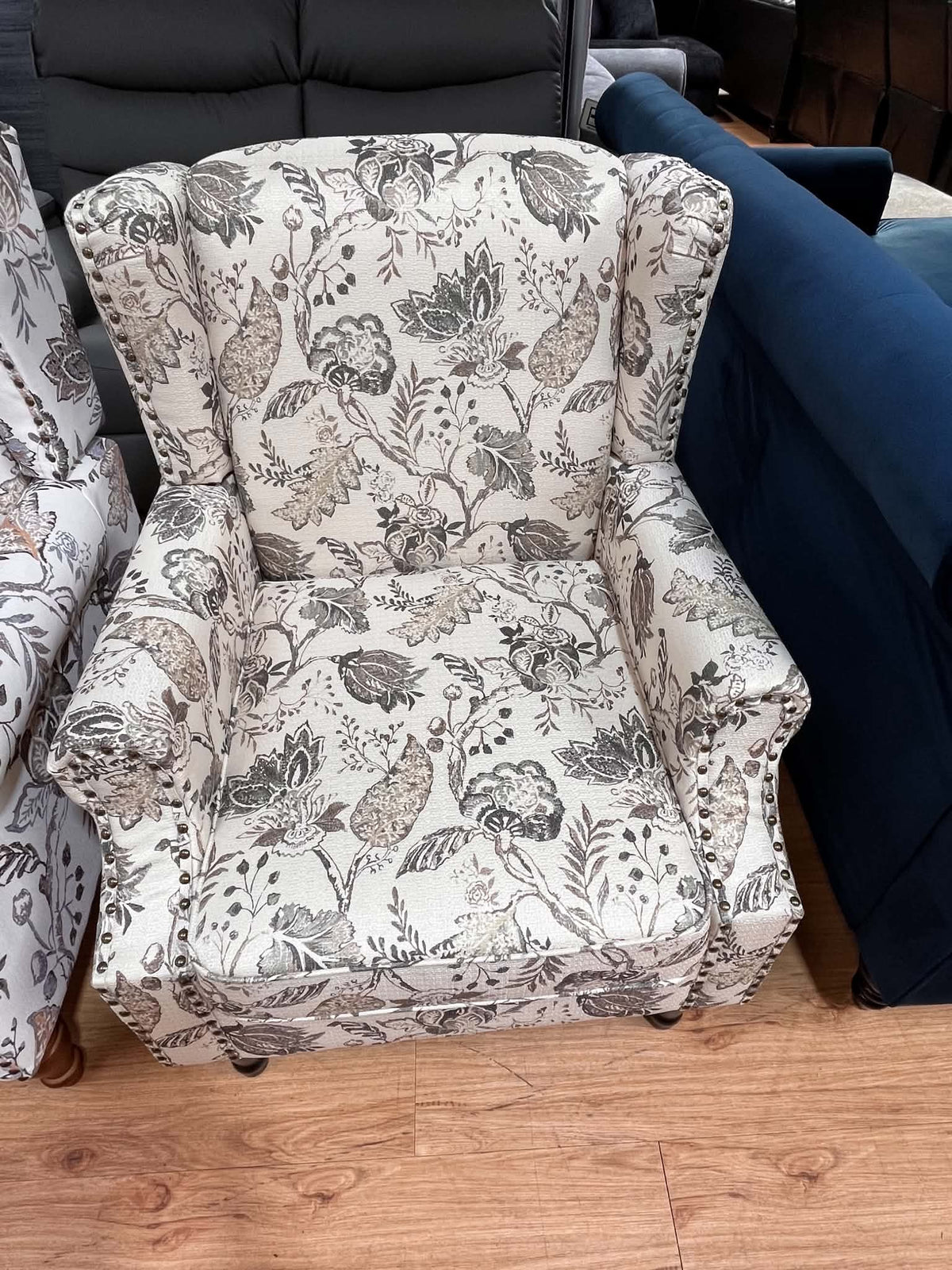 Marigold Damask Armchair