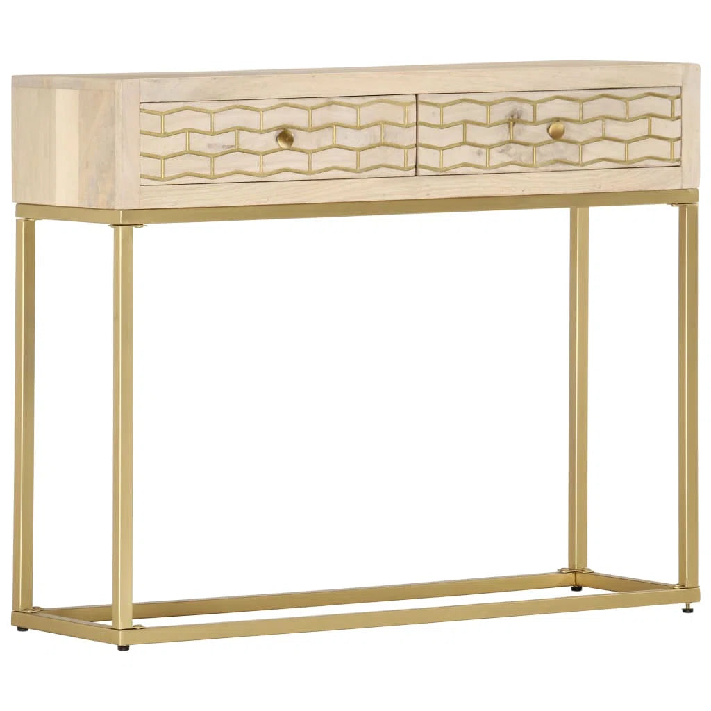 Manadon Solid Mango Wood Console Table
