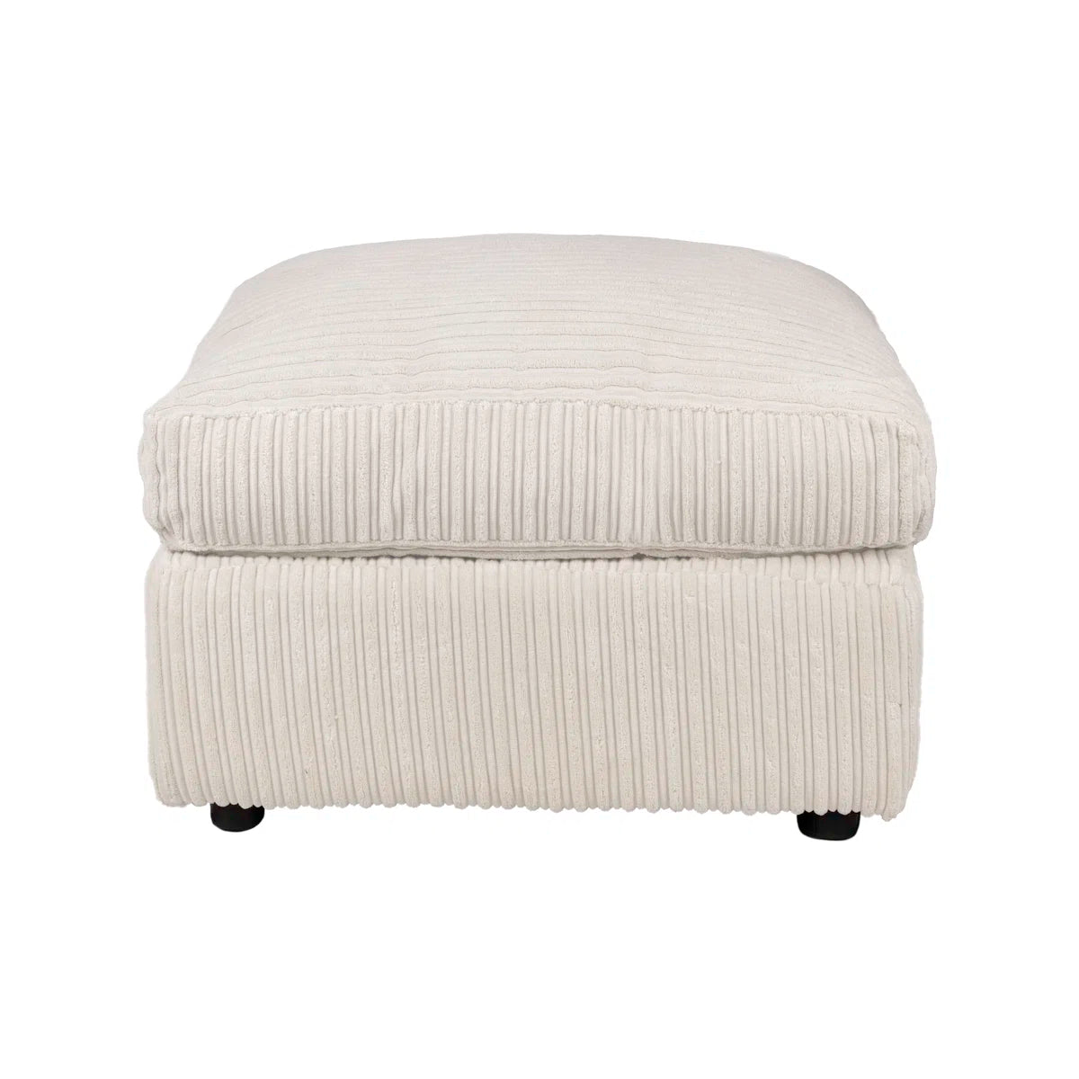 Maui Cream Jumbo Cord Footstool