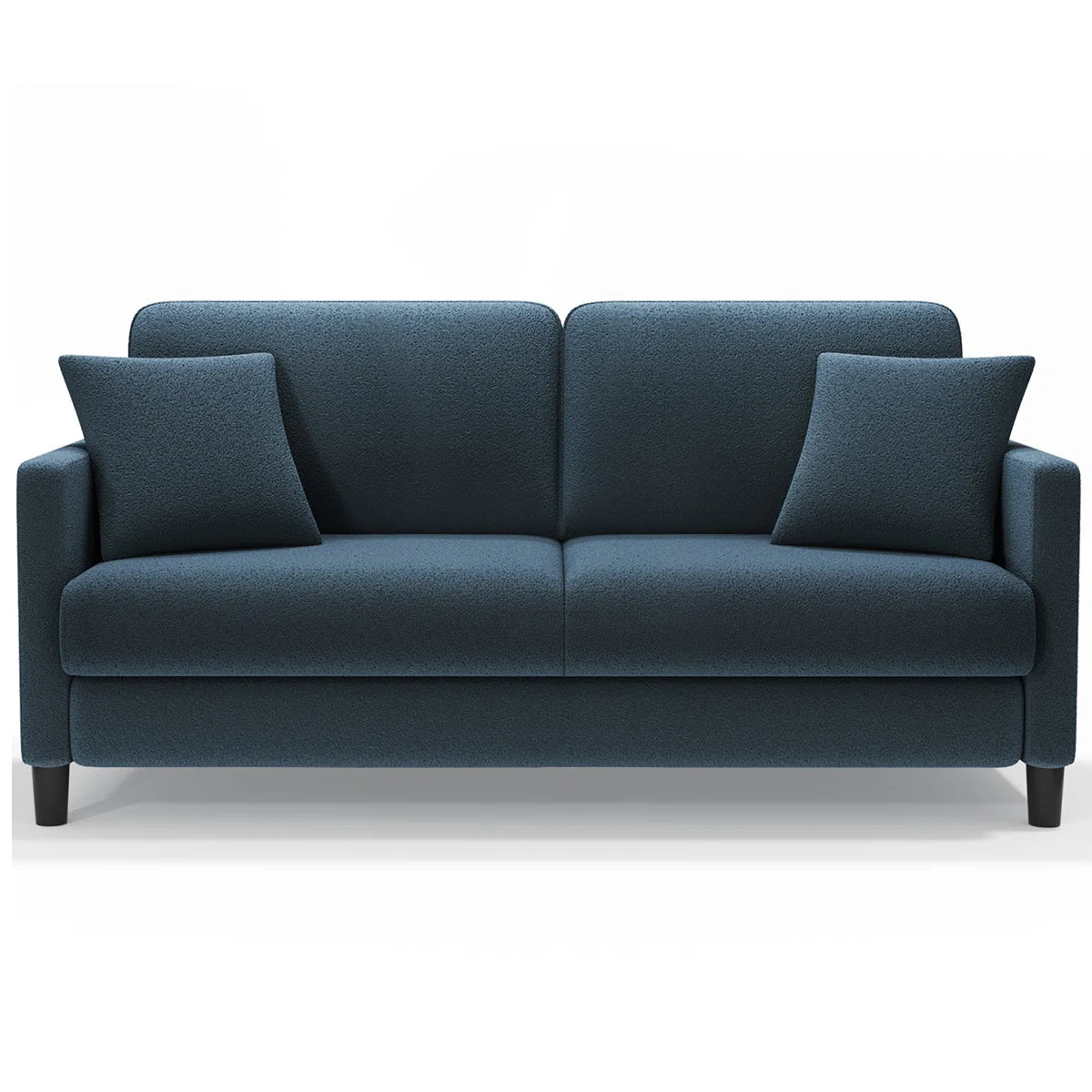 Murphy 3 Seat Blue/Grey Teddy Sofa