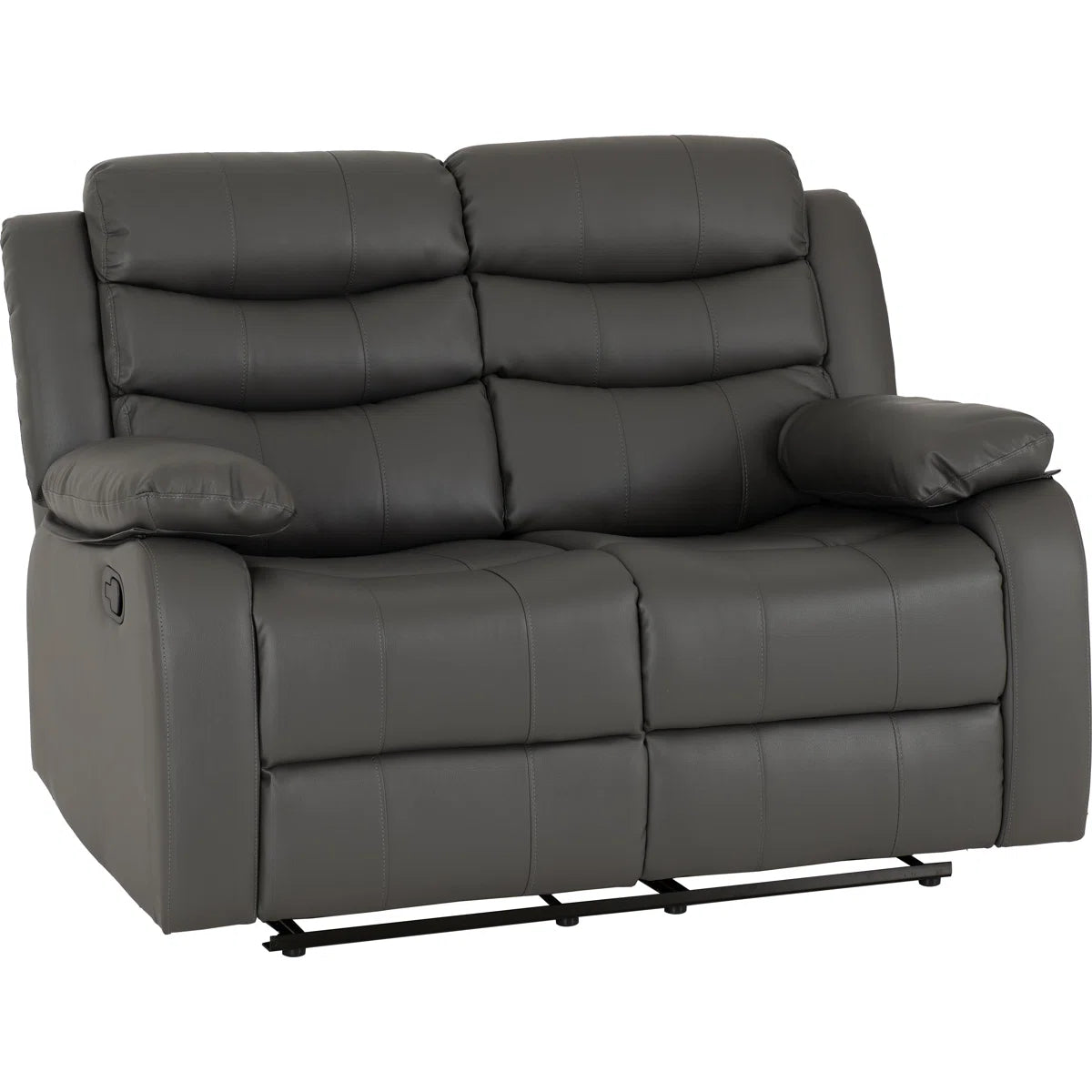 Mykita 2 Seat Grey Faux Leather Manual Recliner