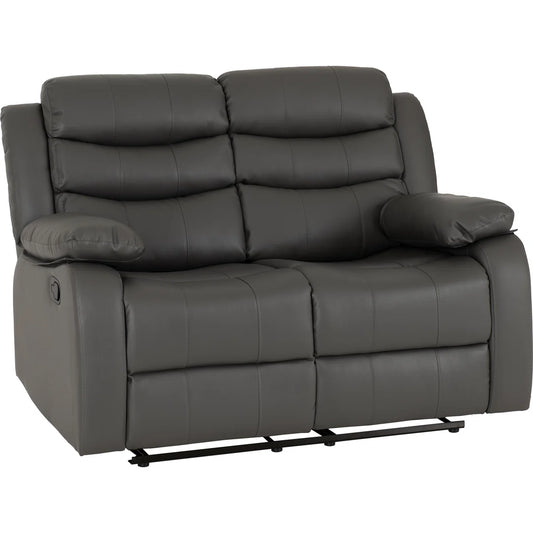 Mykita 2 Seat Grey Faux Leather Manual Recliner