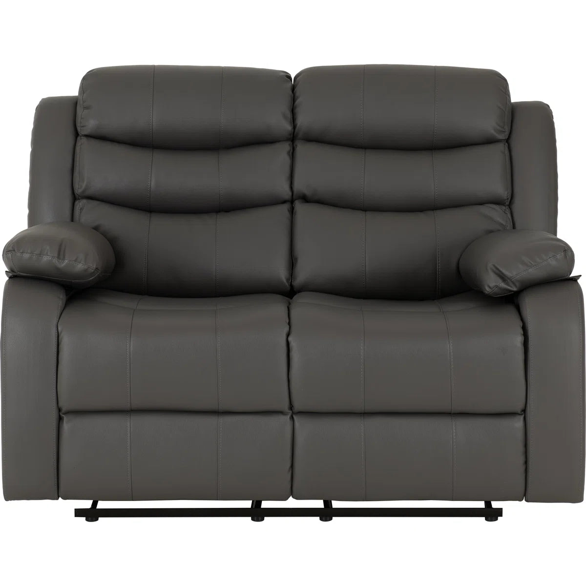 Mykita 2 Seat Grey Faux Leather Manual Recliner