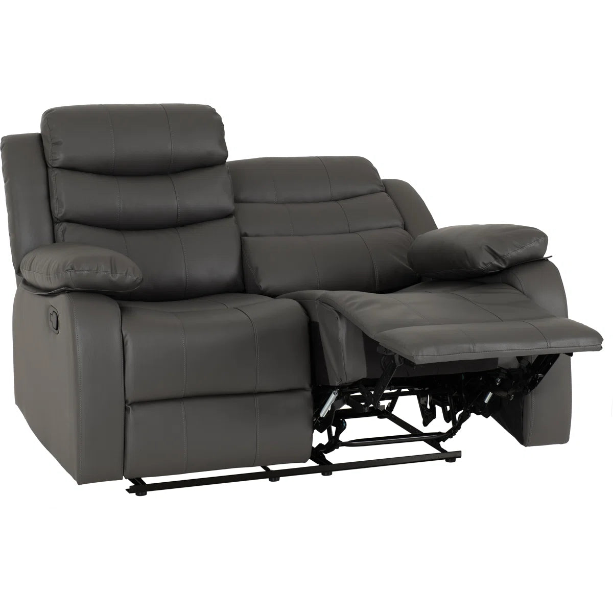 Mykita 2 Seat Grey Faux Leather Manual Recliner