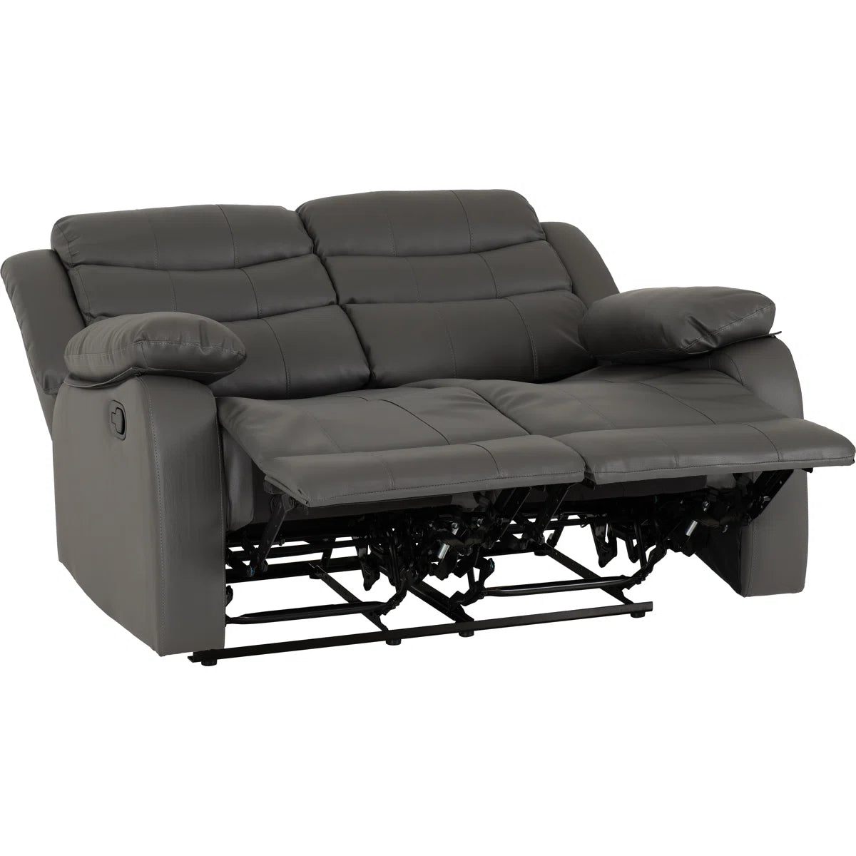 Mykita 2 Seat Grey Faux Leather Manual Recliner