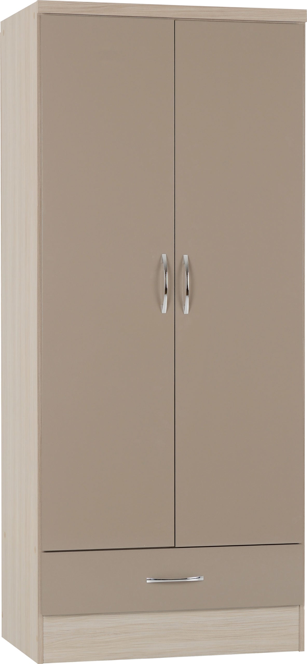 NVD 2 Door 1 Drawer Wardrobe
