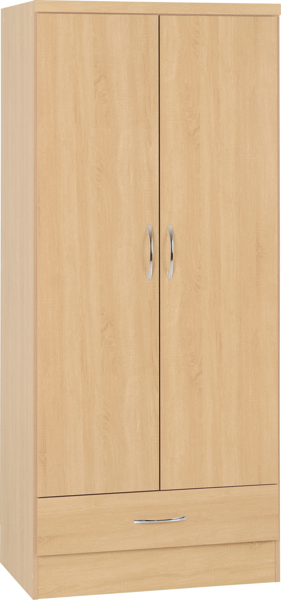 NVD 2 Door 1 Drawer Wardrobe