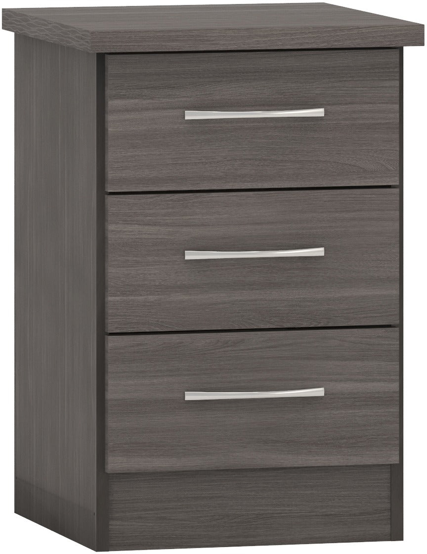 NVD 3 Drawer Bedside